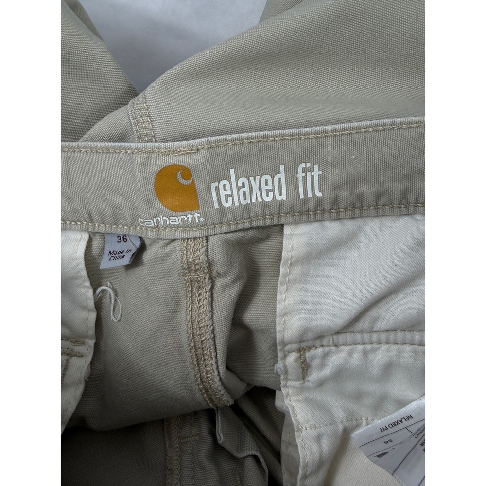 Carhartt Relaxed Fit Cargo Canvas Shorts 2 Pairs  SZ 36 - Picture 10 of 12